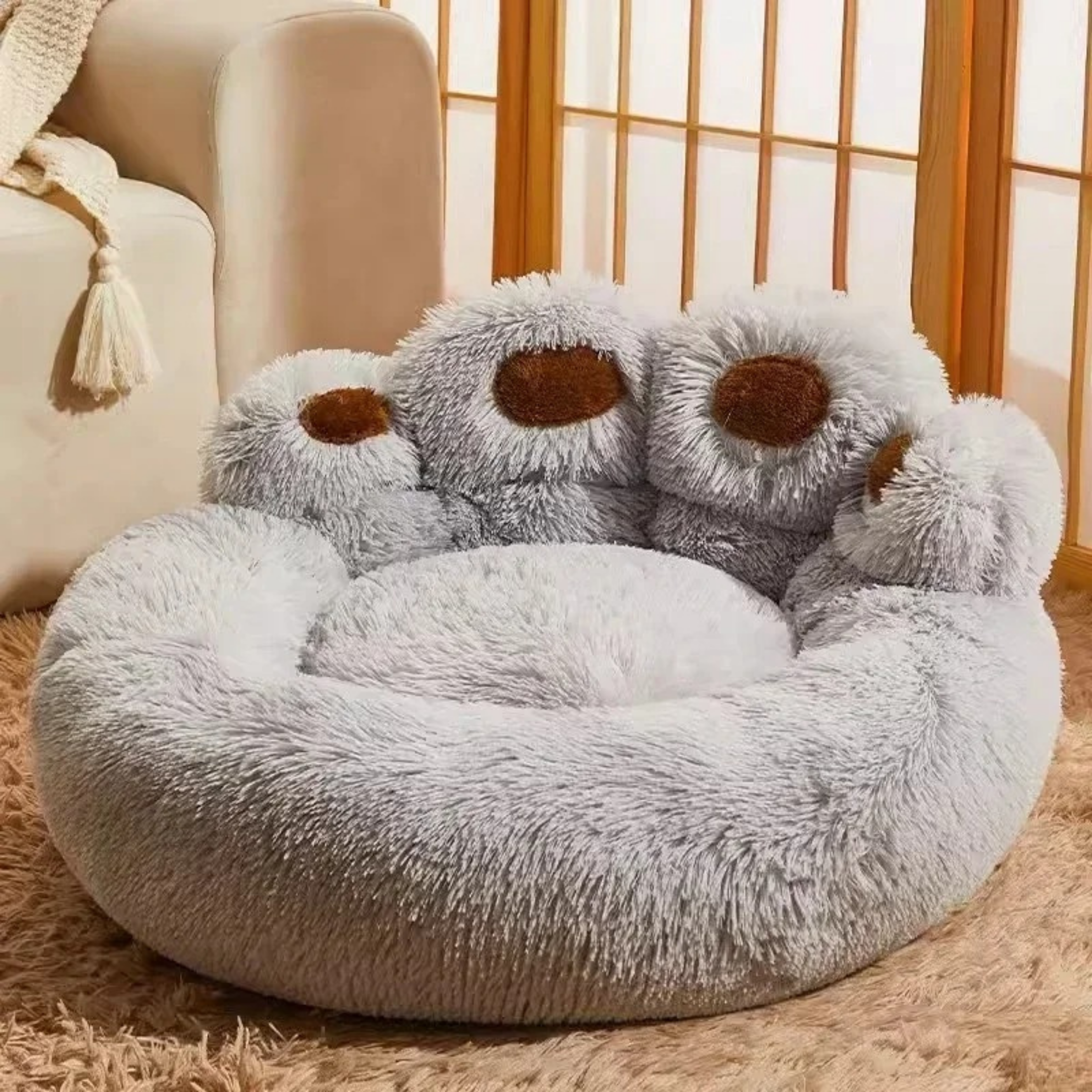 Cama Peluche Huellita