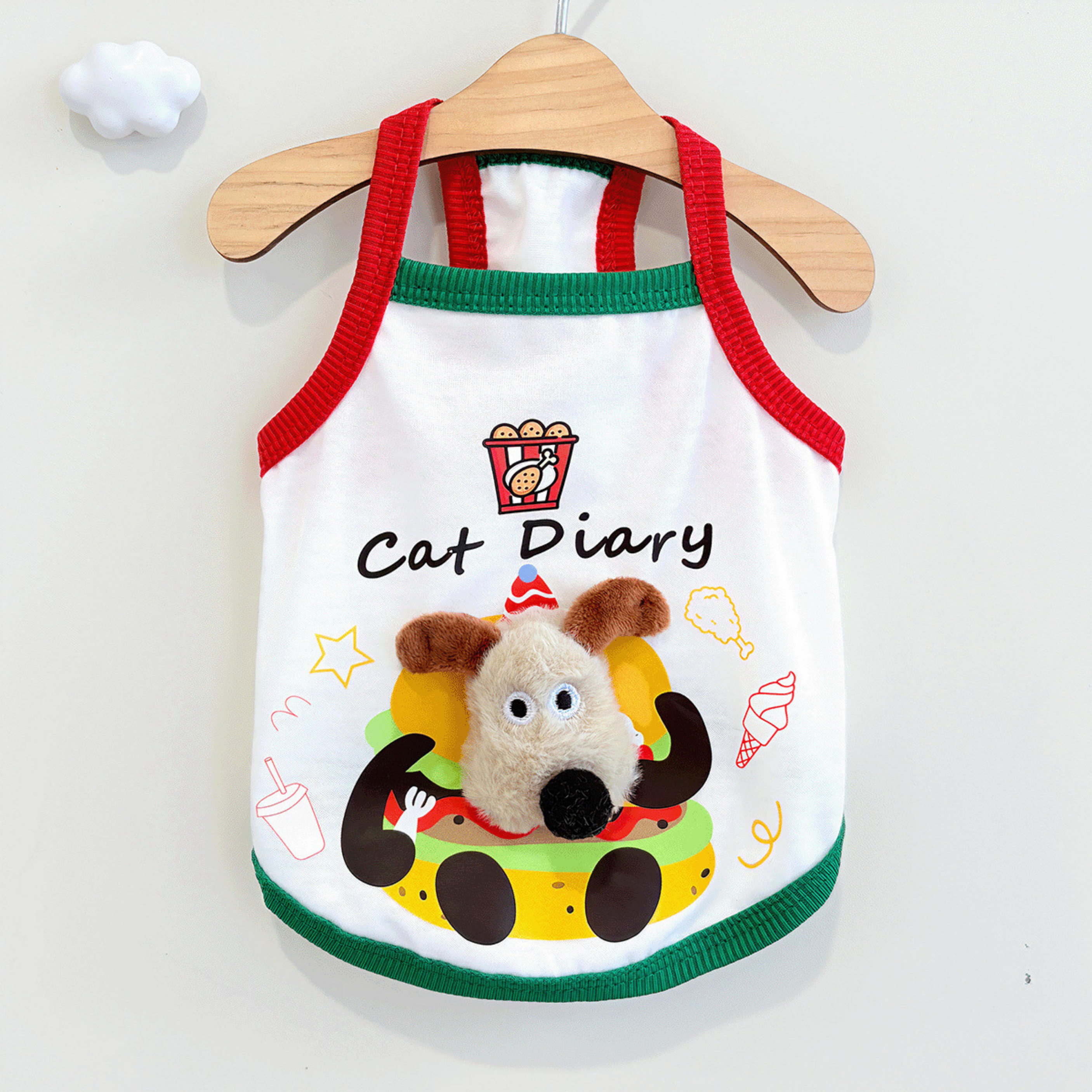 Camiseta con Figura Animal para Perros