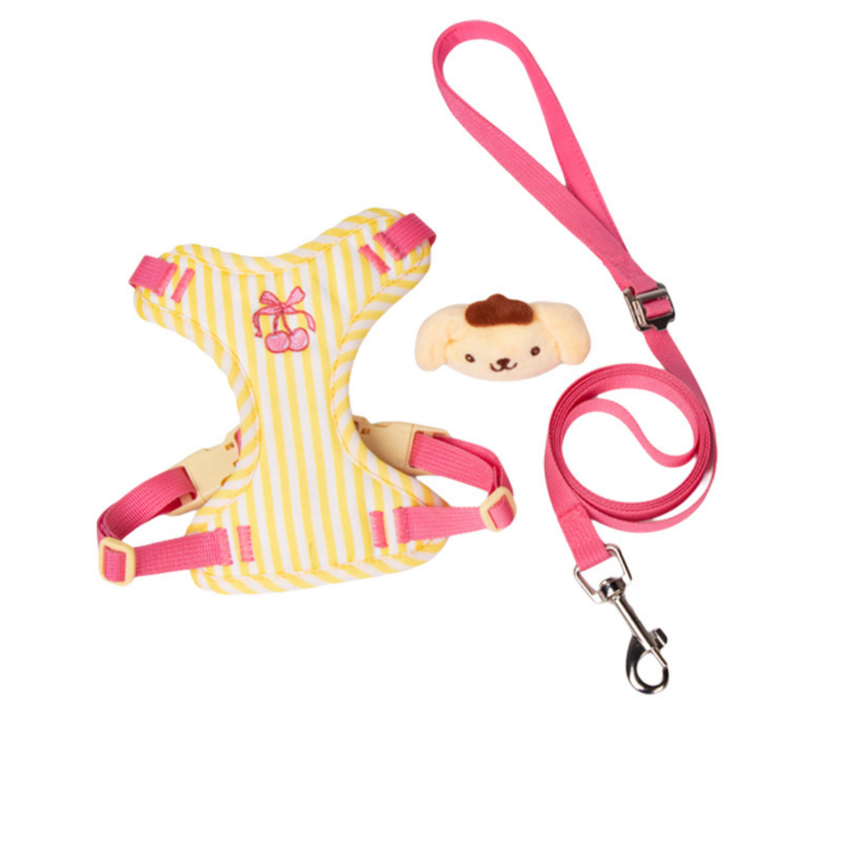 Set de Arnés con Emblema de Cereza para Perros