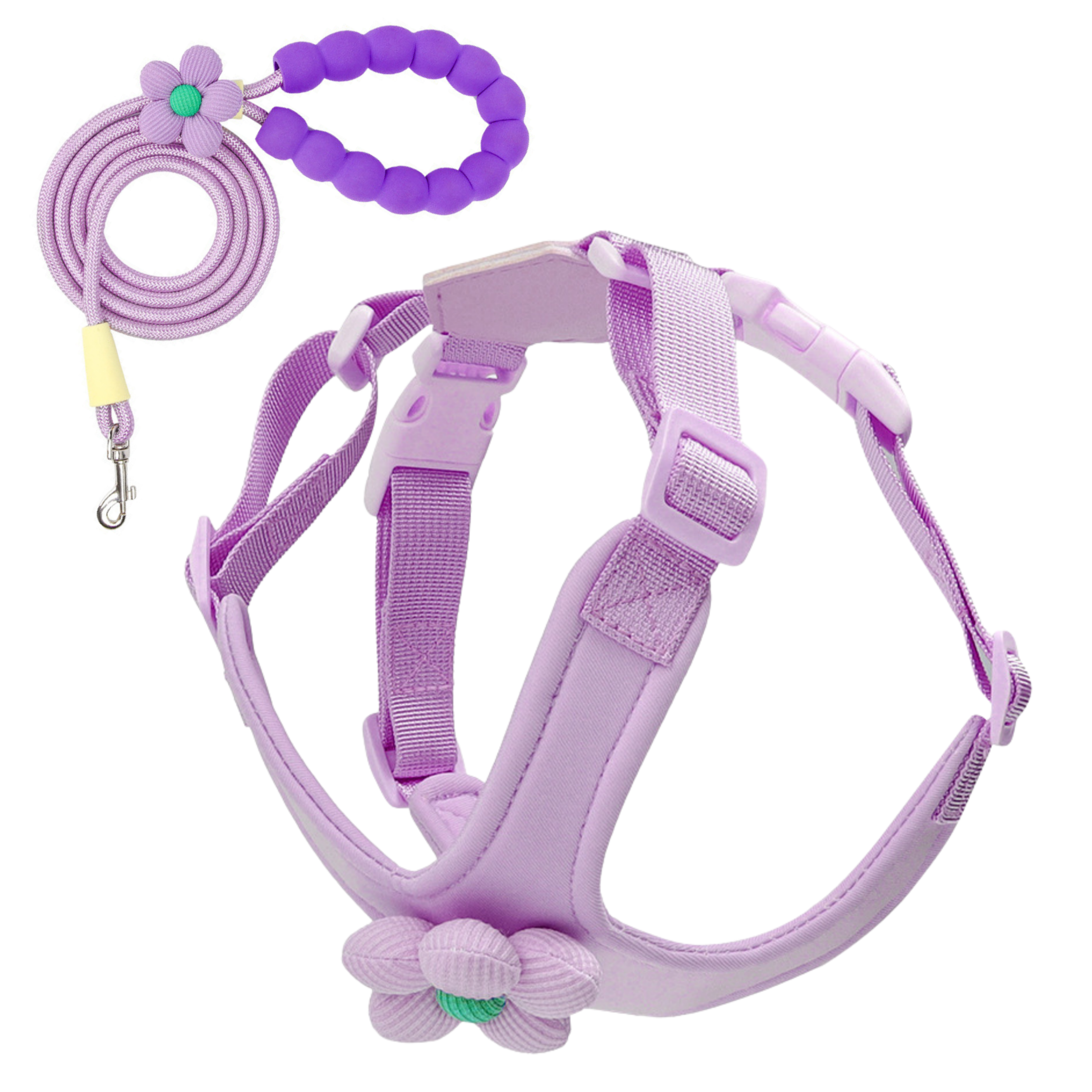 Set de Arnés Floral para Perros