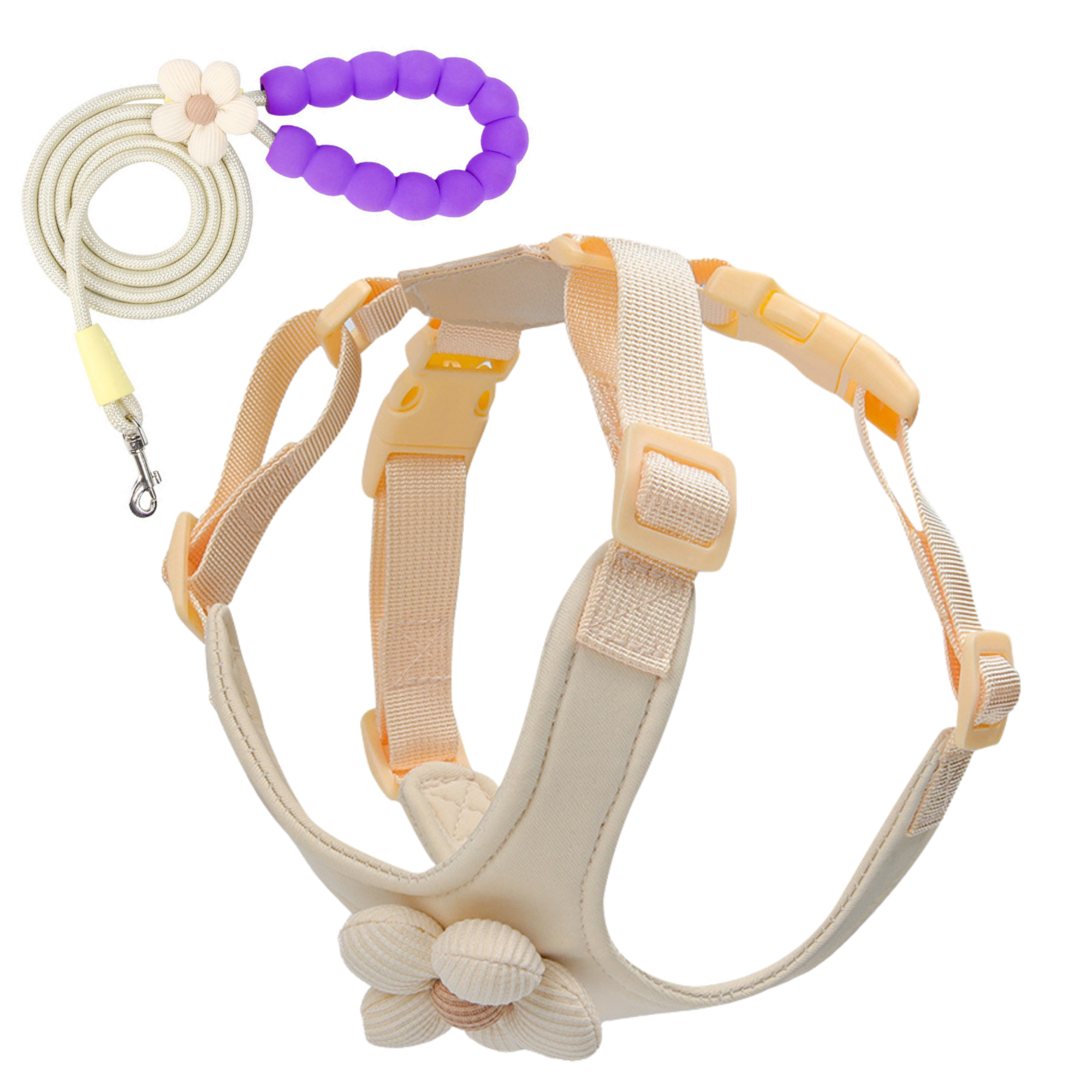 Set de Arnés Floral para Perros