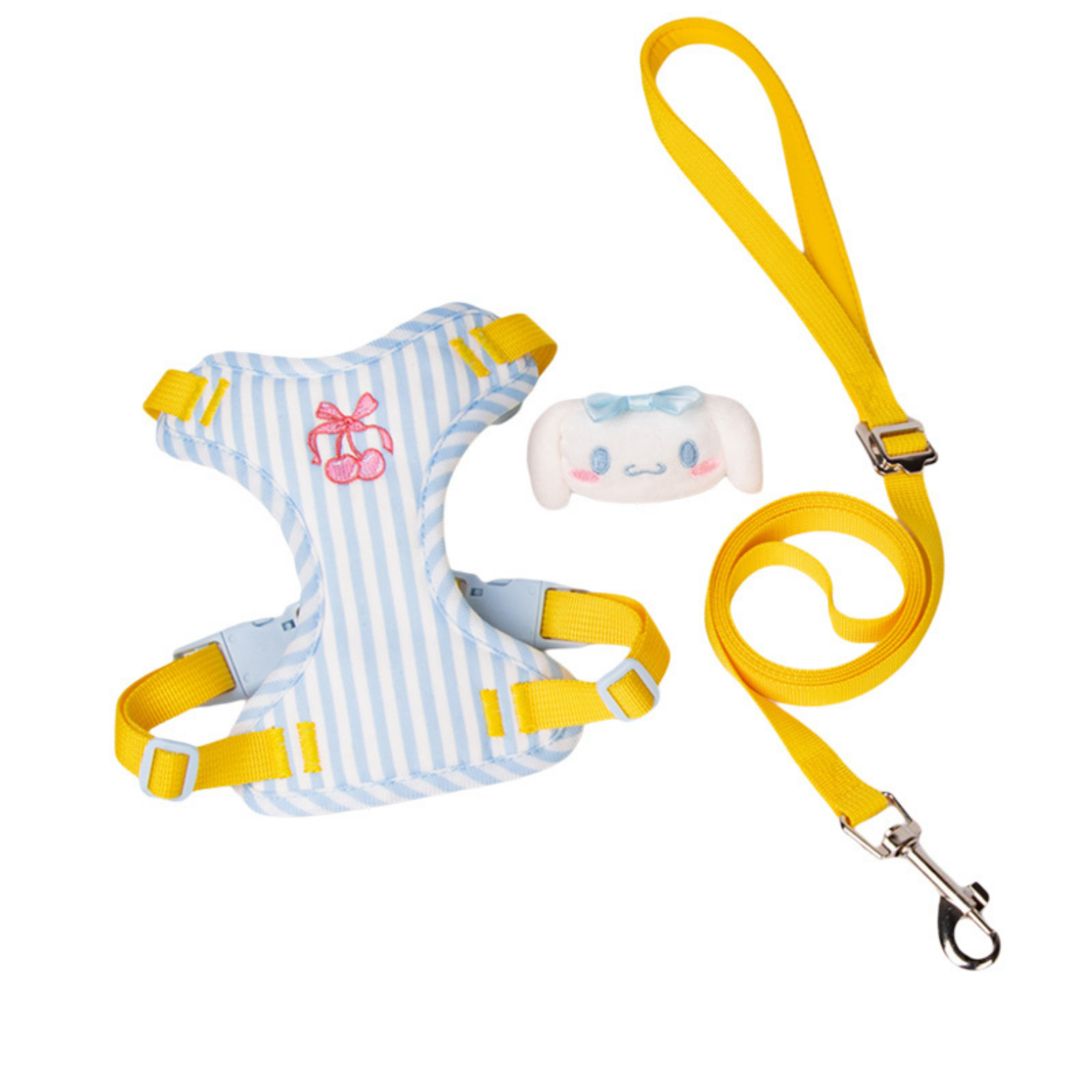 Set de Arnés con Emblema de Cereza para Perros