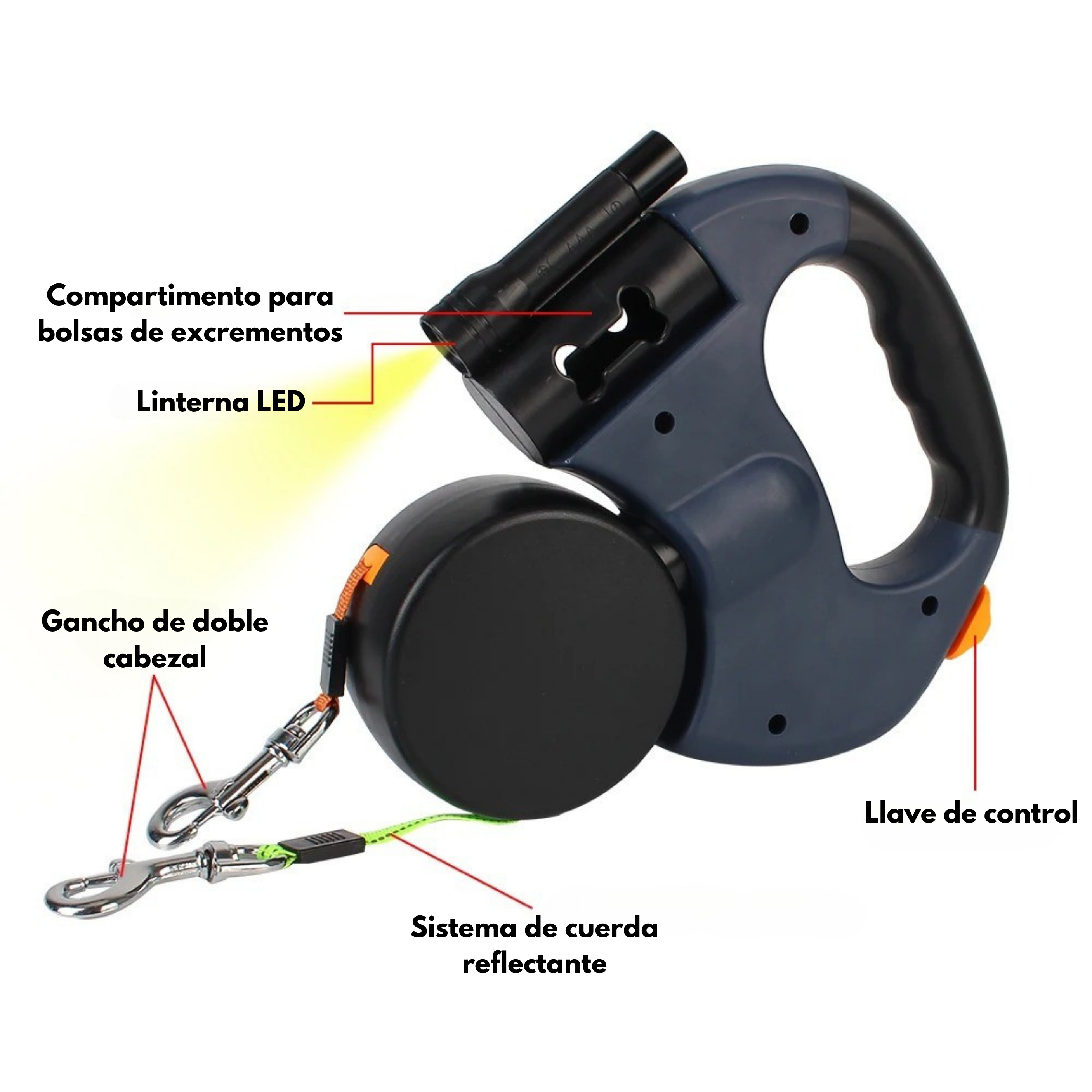 Correa Doble Multifuncional 360°
