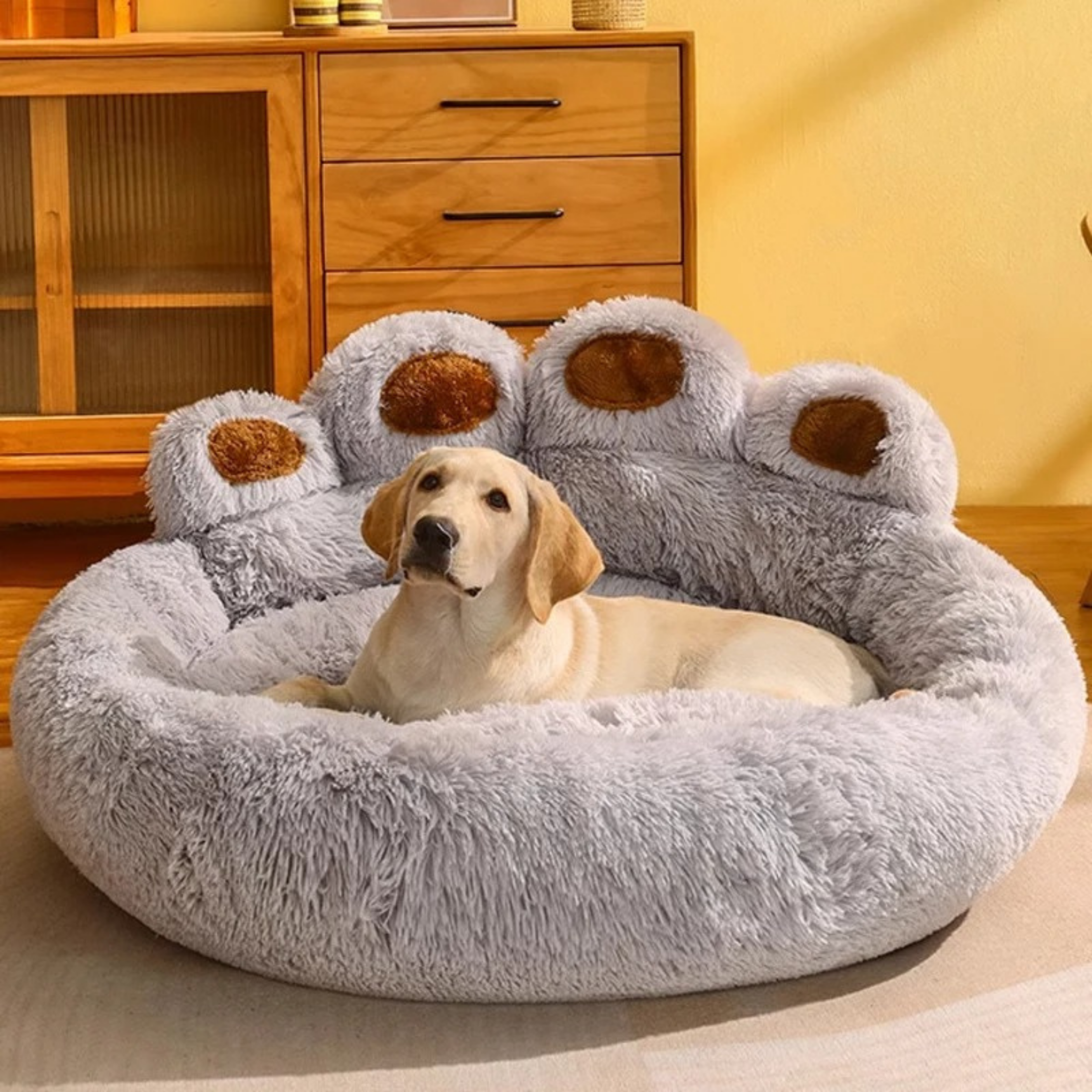Cama Peluche Huellita