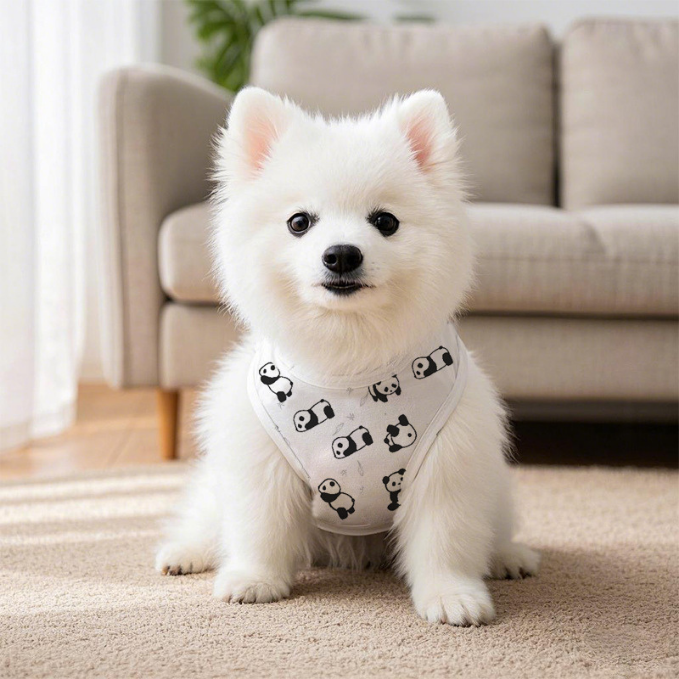 Camiseta con Diseño de Panda para Perros