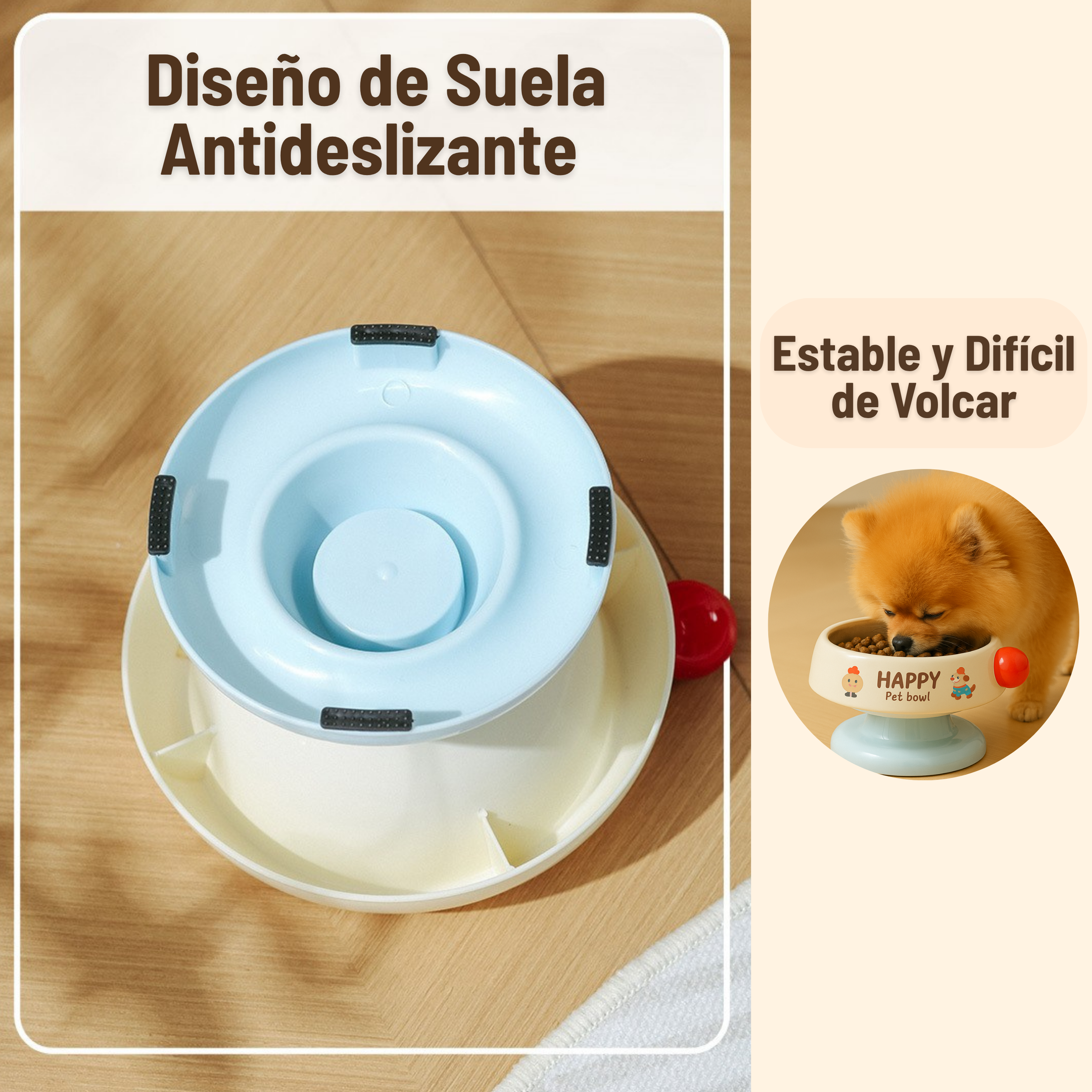 Cuenco de Acero Inoxidable para Mascotas