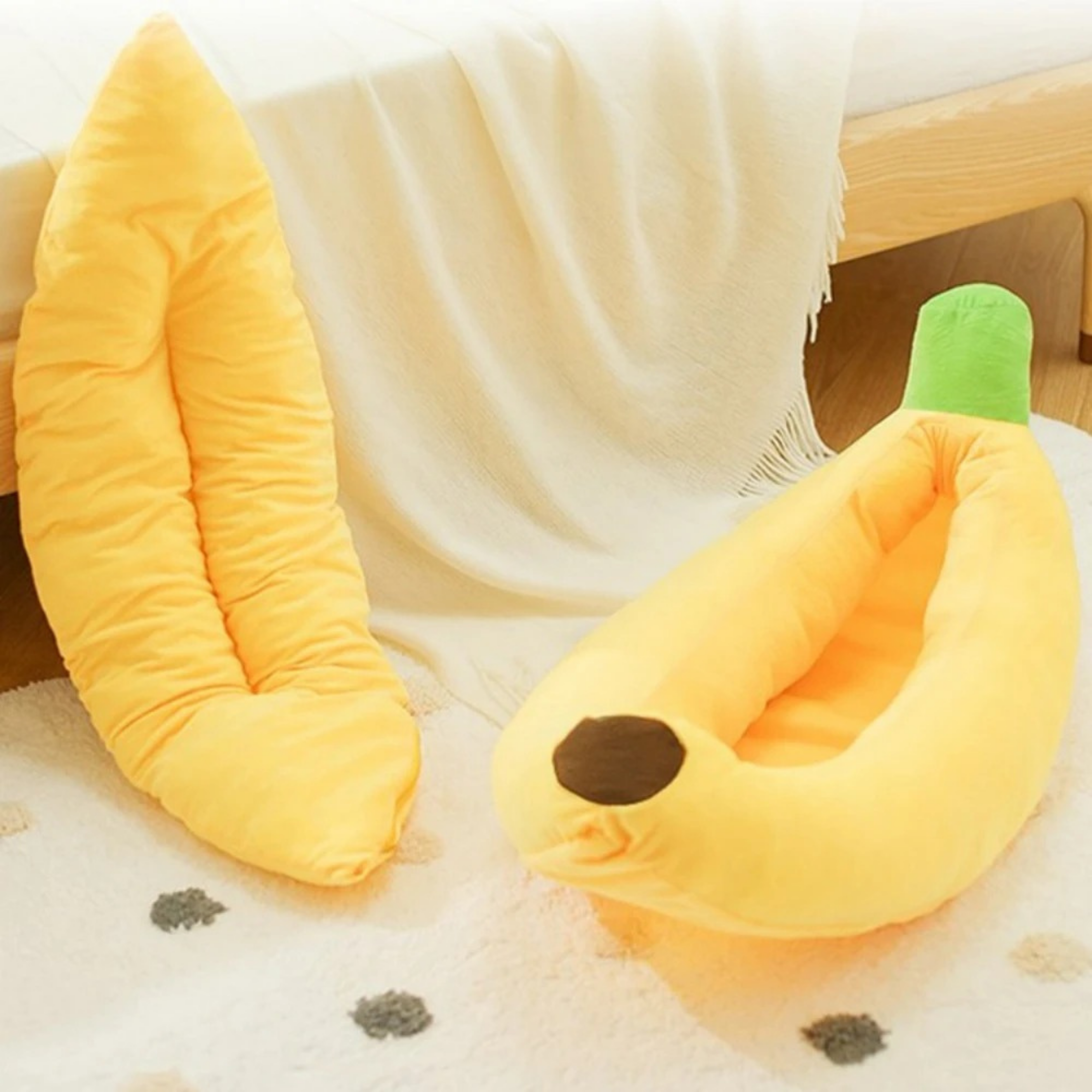 Cama Banana para Mascotas