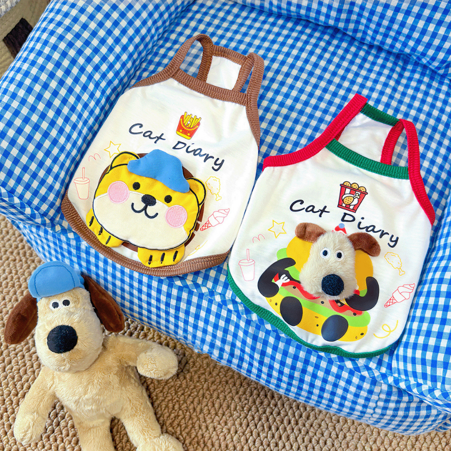 Camiseta con Figura Animal para Perros