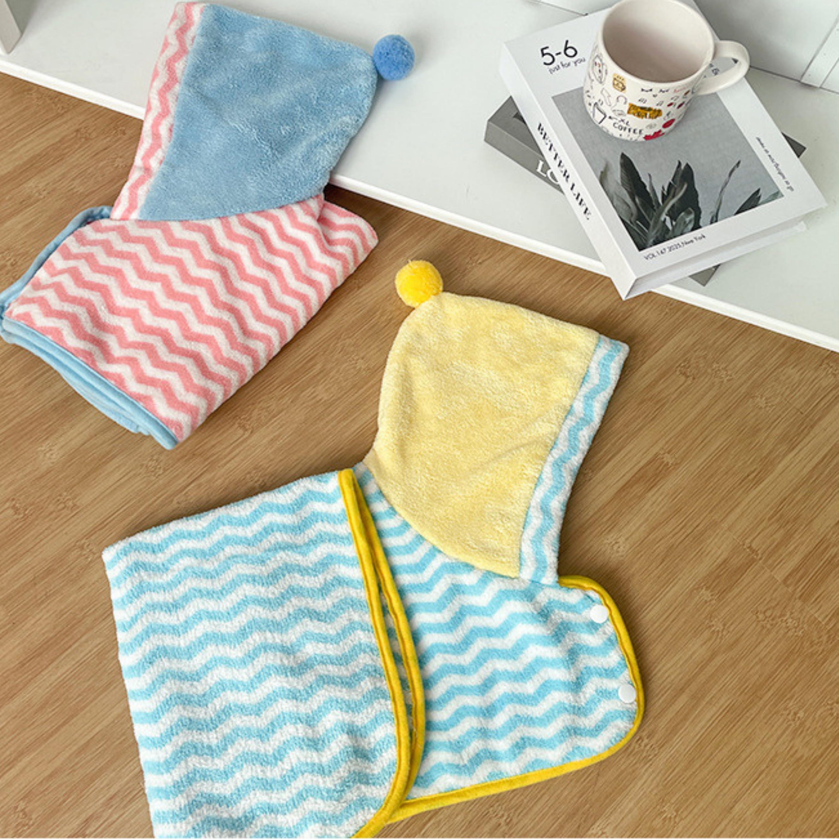 Albornoz de Microfibra con Capucha para Mascotas