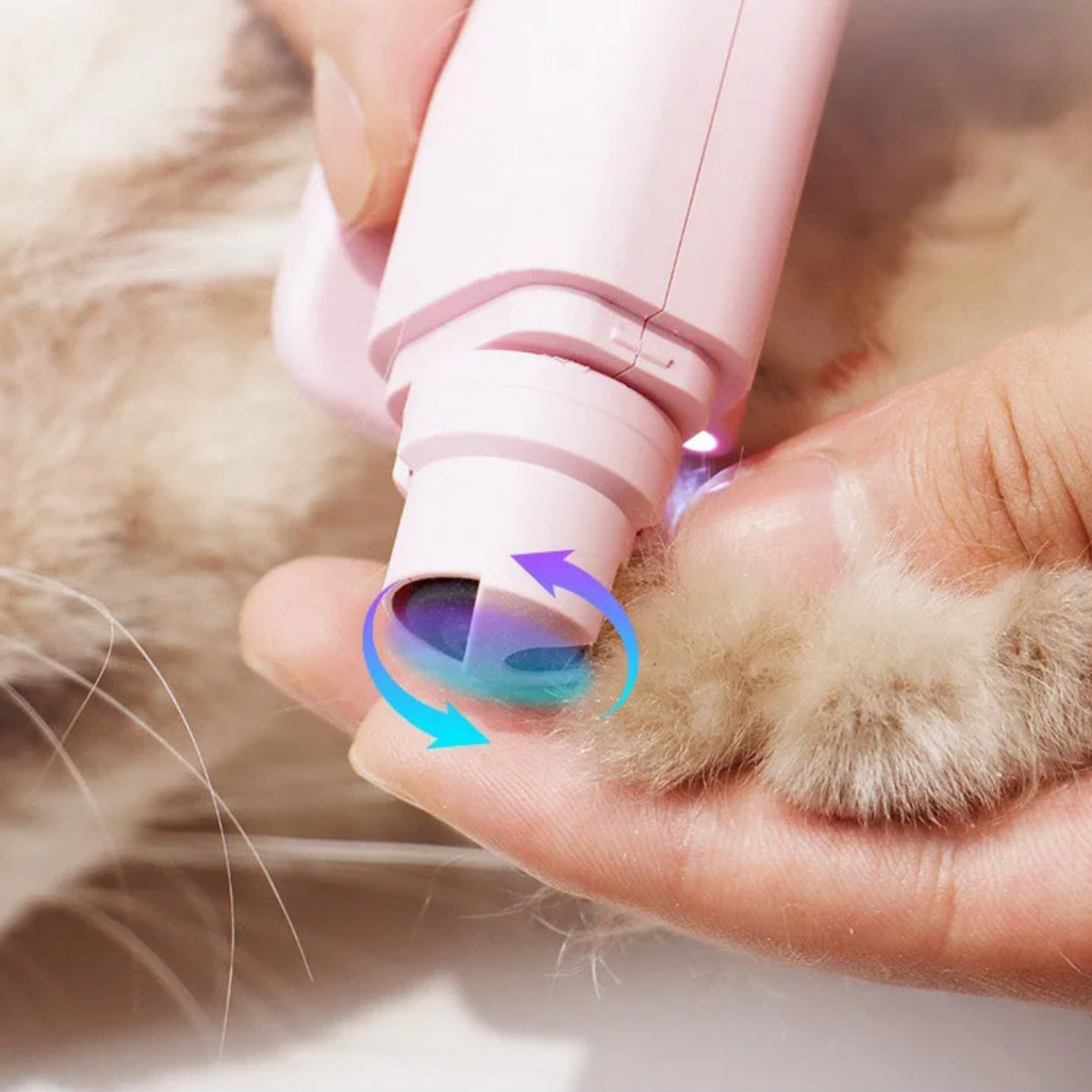 Lima Eléctrica para Uñas de Mascotas
