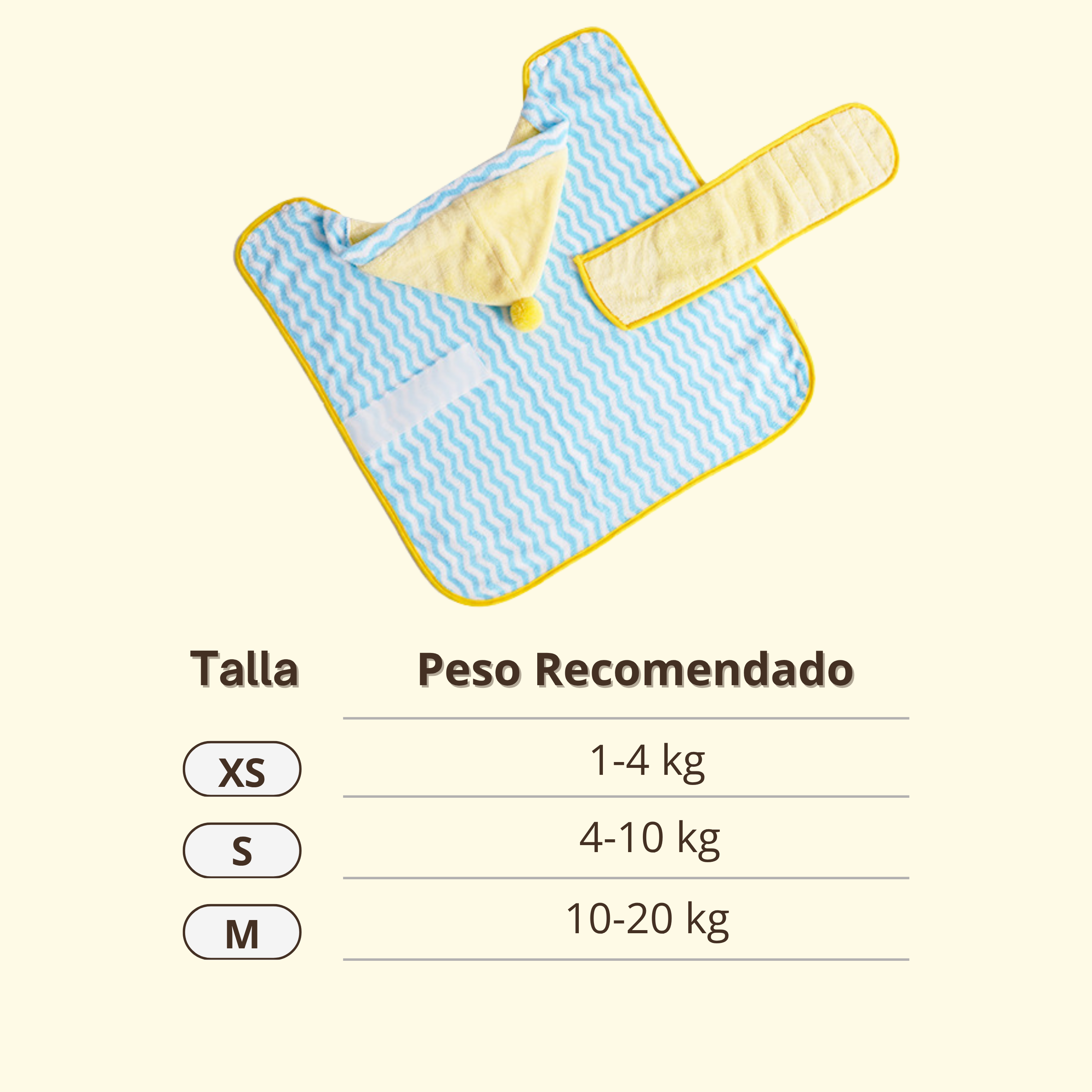 Albornoz de Microfibra con Capucha para Mascotas