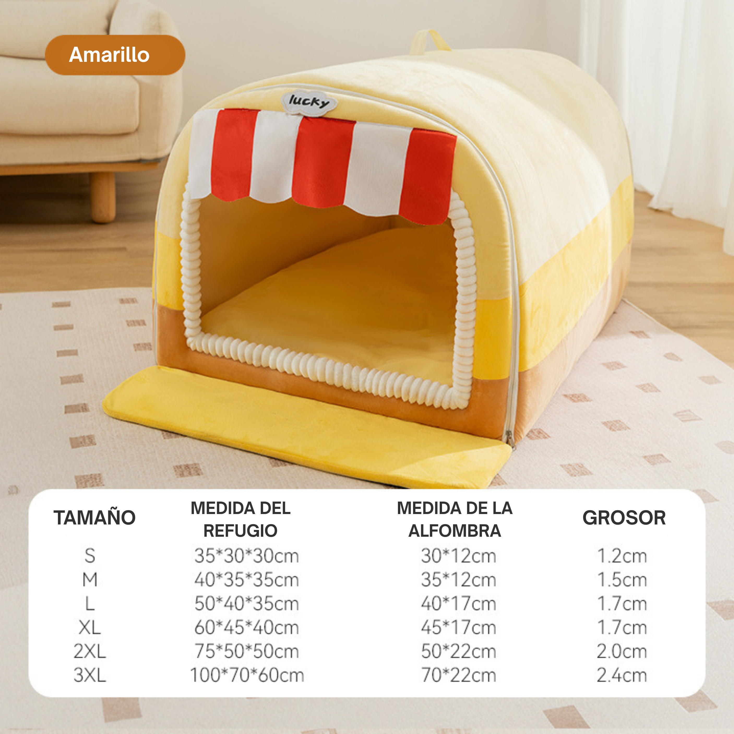 Cueva Ortopédica de Invierno para Mascotas