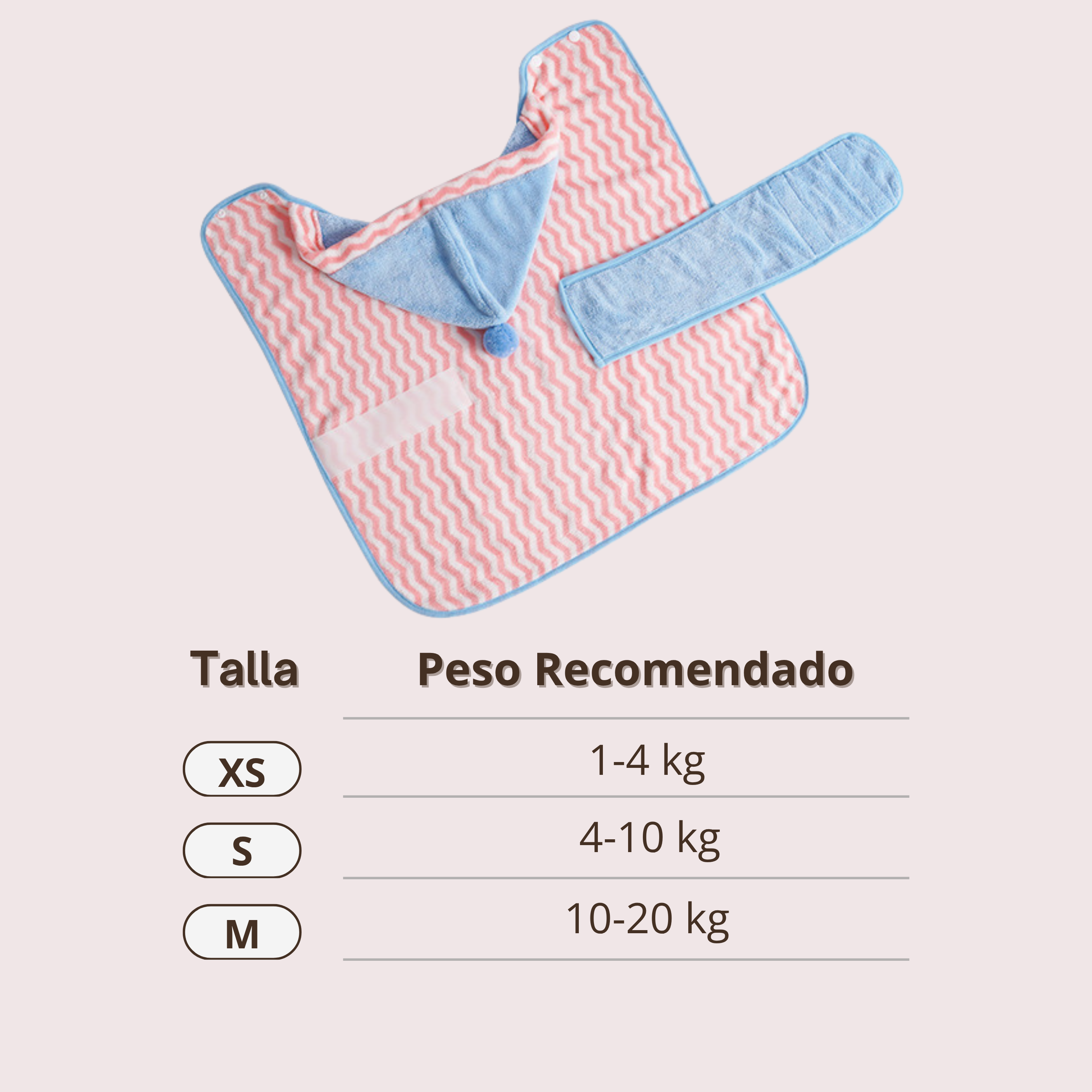 Albornoz de Microfibra con Capucha para Mascotas