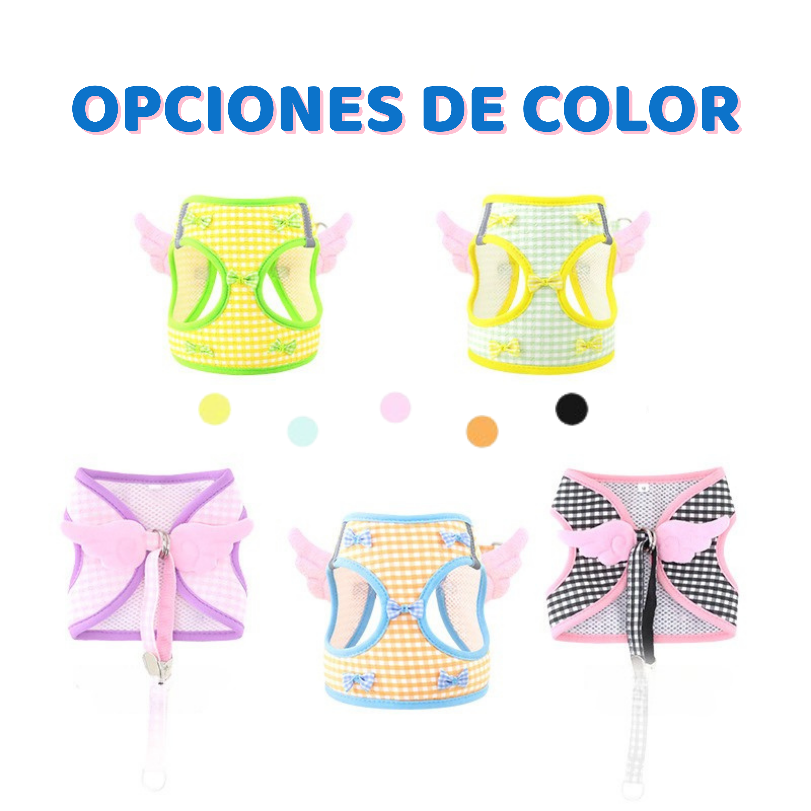 Arnés con Detalle de Mariposa para Perros