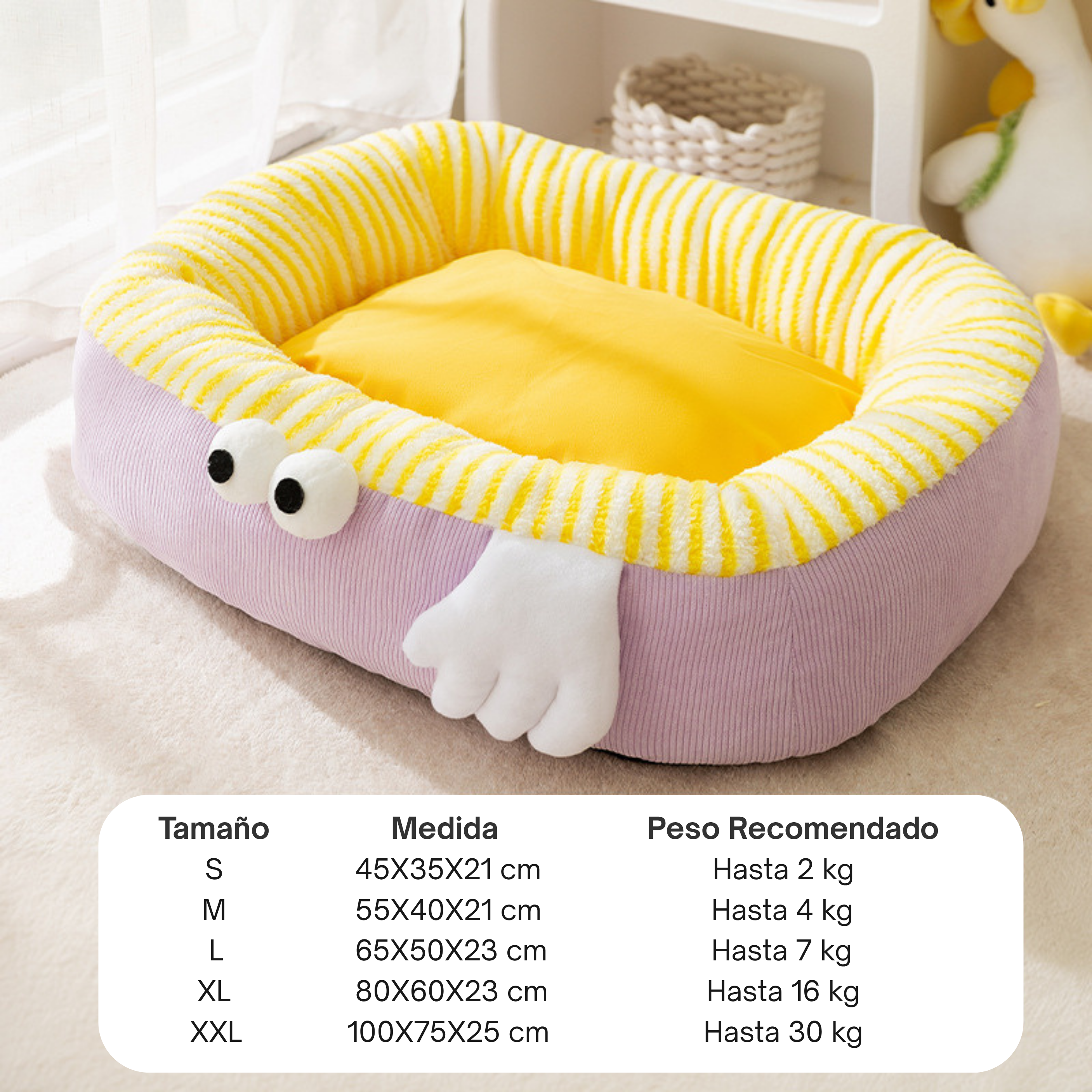 Cama Peluche con Personaje Adorable